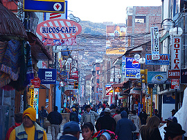 Puno, hlavní tída Independencia
